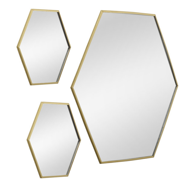 Scott Living 3 Piece Accent Mirror Set Wayfair